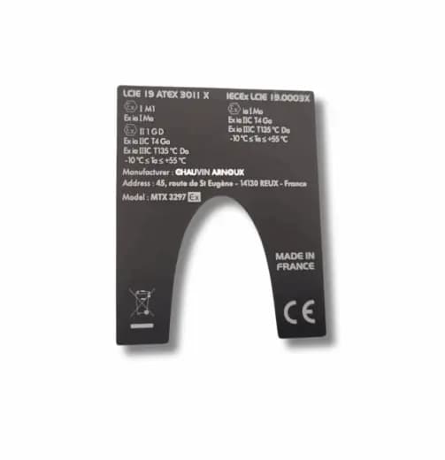 Gravure laser sur plaques en aluminium anodisé de 5mm d'épaisseur