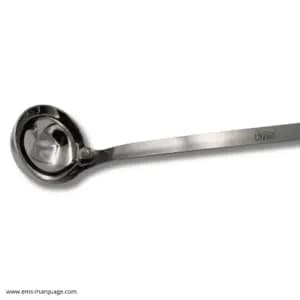 Gravure laser en surface sur inox