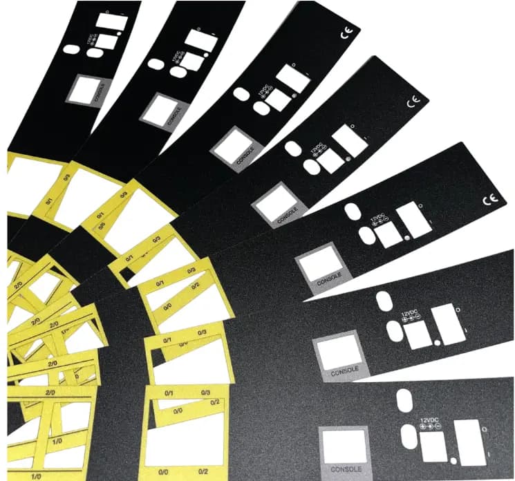 Sérigraphie de faces avant en LEXAN
