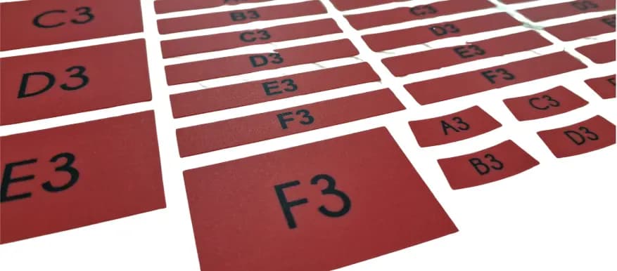 Impression numérique d'étiquettes industrielles