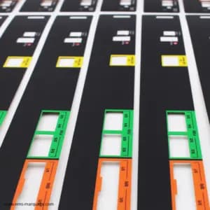 Sérigraphie de faces avant en LEXAN