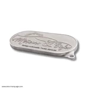 Marque industriel permanent sur aluminium