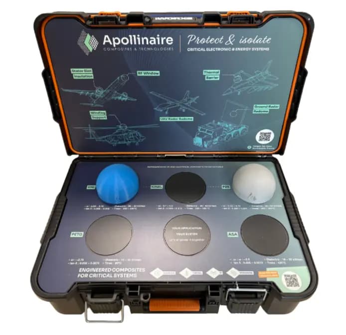 Usinage et impression numérique de valise composite résistante à la chaleur